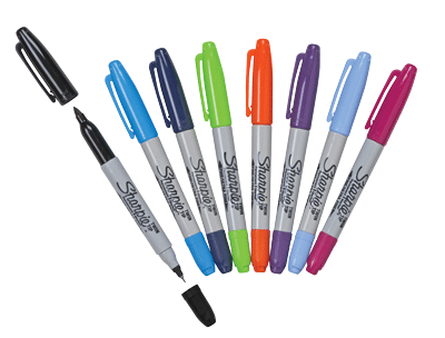Sharpie tužka oboustranná, barevný set | Heathrow Scientific